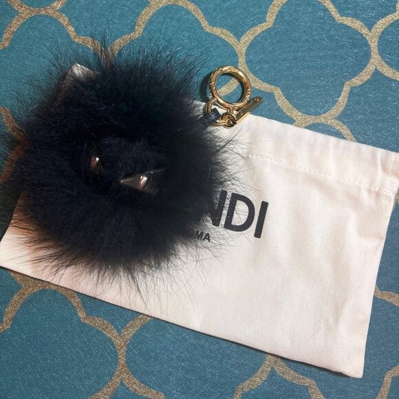 Fendi Bag Charm Monster Bugs Charm Pompom - Picture 1 of 6